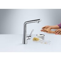 Смеситель Hansgrohe Metris Select 14883800 - Превью изображения №11 — Интернет-магазин Time-Shop