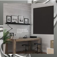 Рулонные шторы Franc Gardiner Blackout Silver 200x175 9403219806 (черный) - Превью изображения №4 — Интернет-магазин Time-Shop