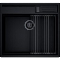 Кухонная мойка Globalo Silvano 60.1 Black/BL Mat - Превью изображения №5 — Интернет-магазин Time-Shop