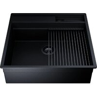 Кухонная мойка Globalo Silvano 60.1 Black/BL Mat - Превью изображения №8 — Интернет-магазин Time-Shop