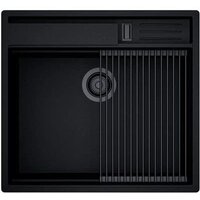 Кухонная мойка Globalo Silvano 60.1 Black/BL Mat - Превью изображения №3 — Интернет-магазин Time-Shop