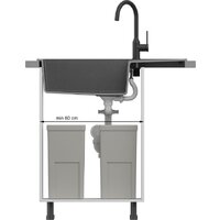 Кухонная мойка Quadron HCQE58650U7_PVDC1_P2O - Превью изображения №4 — Интернет-магазин Time-Shop