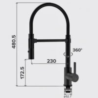 Смеситель Kern K2075 black - Превью изображения №9 — Интернет-магазин Time-Shop