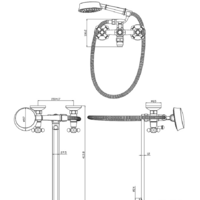 Смеситель Damixa RedBlu Retro 239500000 - Превью изображения №2 — Интернет-магазин Time-Shop
