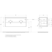  BelBagno Тумба под умывальник KRAFT-1200-2C-SO-2-RNN - Превью изображения №2 — Интернет-магазин Time-Shop