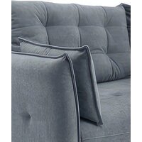 Диван Krones Цезарь 3 (велюр, графит) - Превью изображения №2 — Интернет-магазин Time-Shop