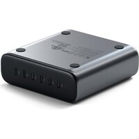 Сетевое зарядное Satechi 200W USB-C 6-Port GaN Charger ST-C200GM-EU - Превью изображения №2 — Интернет-магазин Time-Shop