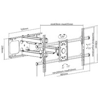 Кронштейн для телевизора Digis DSM-P4986 - Превью изображения №5 — Интернет-магазин Time-Shop