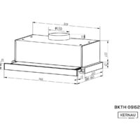 Кухонная вытяжка Kernau Basic BKTH 0962 B - Превью изображения №8 — Интернет-магазин Time-Shop