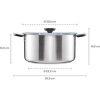 Кастрюля Fiskars Functional Form 1072318 - Превью изображения №2 — Интернет-магазин Time-Shop