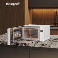 Микроволновая печь Weissgauff MWO-430 White Glass - Превью изображения №4 — Интернет-магазин Time-Shop