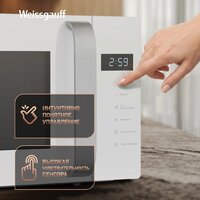 Микроволновая печь Weissgauff MWO-430 White Glass - Превью изображения №3 — Интернет-магазин Time-Shop