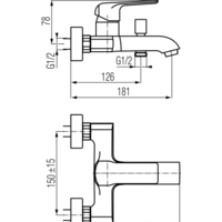 Смеситель Valvex Aurora Rose Gold 2445230 - Превью изображения №2 — Интернет-магазин Time-Shop