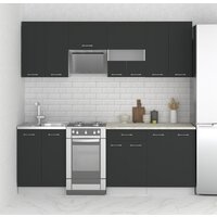 Готовая кухня Mio Tesoro Экстра-лайт 2.2 (антрацит/королевский опал) - Превью изображения №6 — Интернет-магазин Time-Shop