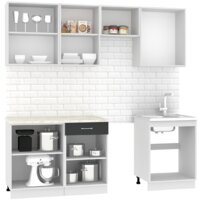 Готовая кухня Mio Tesoro Экстра-лайт 2.2 (антрацит/королевский опал) - Превью изображения №2 — Интернет-магазин Time-Shop