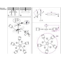 Припотолочная люстра Ambrella light Traditional TR3033233 - Превью изображения №6 — Интернет-магазин Time-Shop