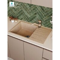 Кухонная мойка Polygran Deka 780 (песочный) - Превью изображения №7 — Интернет-магазин Time-Shop