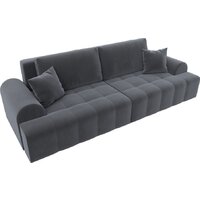 Диван Лига диванов Лига-080 131117 (велюр Seven 17 серый) - Превью изображения №6 — Интернет-магазин Time-Shop