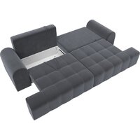 Диван Лига диванов Лига-080 131117 (велюр Seven 17 серый) - Превью изображения №9 — Интернет-магазин Time-Shop