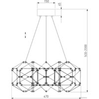 Подвесная люстра Евросвет 90369/5 медь - Превью изображения №7 — Интернет-магазин Time-Shop