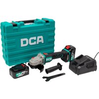 Угловая шлифмашина DCA ADSM06-125 Type FK (с 2-мя АКБ, кейс) - Превью изображения №11 — Интернет-магазин Time-Shop
