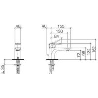 Смеситель Villeroy & Boch Subway 33.500.935.00 - Превью изображения №2 — Интернет-магазин Time-Shop