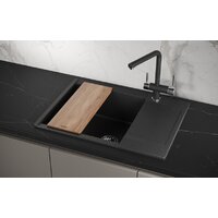 Кухонная мойка Granula ES-7003 (черный) - Превью изображения №3 — Интернет-магазин Time-Shop