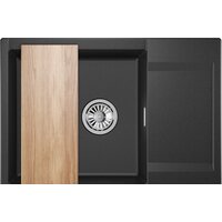 Кухонная мойка Granula ES-7003 (черный) - Превью изображения №1 — Интернет-магазин Time-Shop