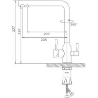 Смеситель Raglo R81.61.05 - Превью изображения №2 — Интернет-магазин Time-Shop