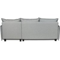 Угловой диван Mio Tesoro Туули (Malmo 90 Grey) - Превью изображения №5 — Интернет-магазин Time-Shop