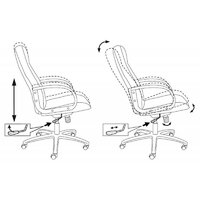Офисное кресло Бюрократ T-898AXSN (черный 3С11) - Превью изображения №13 — Интернет-магазин Time-Shop