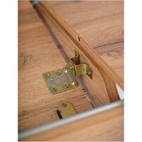 Кухонный стол Listvig Винер Mini R раздвижной (дуб табачный/черный) - Превью изображения №9 — Интернет-магазин Time-Shop