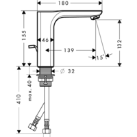Смеситель Axor Urquiola 11020000 - Превью изображения №2 — Интернет-магазин Time-Shop