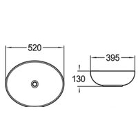Умывальник SantiLine SL-1020 - Превью изображения №2 — Интернет-магазин Time-Shop