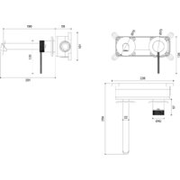 Смеситель Vincea VBFW-2RM1CH - Превью изображения №3 — Интернет-магазин Time-Shop