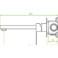 Смеситель Laveo Kvadrato BLQ 722P - Превью изображения №4 — Интернет-магазин Time-Shop