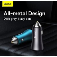 Автомобильное зарядное Baseus CGJM000113 - Превью изображения №6 — Интернет-магазин Time-Shop