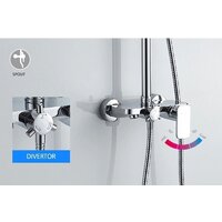 Душевая система  Ledeme L2421 (хром) - Превью изображения №7 — Интернет-магазин Time-Shop