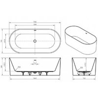 Ванна BelBagno BB705-1700-800 - Превью изображения №4 — Интернет-магазин Time-Shop