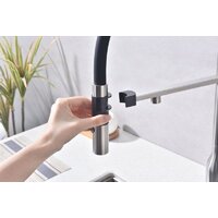 Смеситель Paulmark Magneto One Ma213188-BS (стальной/брашированная сталь) - Превью изображения №6 — Интернет-магазин Time-Shop