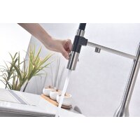 Смеситель Paulmark Magneto One Ma213188-BS (стальной/брашированная сталь) - Превью изображения №4 — Интернет-магазин Time-Shop