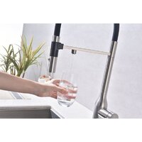 Смеситель Paulmark Magneto One Ma213188-BS (стальной/брашированная сталь) - Превью изображения №5 — Интернет-магазин Time-Shop