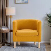 Интерьерное кресло Mio Tesoro Агата 351 (горчичный 1172) - Превью изображения №5 — Интернет-магазин Time-Shop