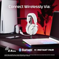 Наушники HyperX Cloud III S Wireless (белый) - Превью изображения №7 — Интернет-магазин Time-Shop