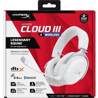 Наушники HyperX Cloud III S Wireless (белый) - Превью изображения №5 — Интернет-магазин Time-Shop