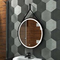  Континент Зеркало Millenium Black Led D 80 (черный) - Превью изображения №11 — Интернет-магазин Time-Shop