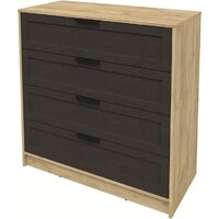 Комод Интерлиния Концепт Тренд КТ-К100 (дуб золотой/дуб английский) - Превью изображения №2 — Интернет-магазин Time-Shop