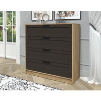 Комод Интерлиния Концепт Тренд КТ-К100 (дуб золотой/дуб английский) - Превью изображения №3 — Интернет-магазин Time-Shop