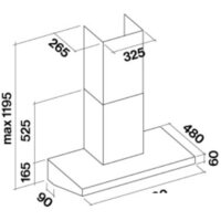 Кухонная вытяжка Falmec Marte Professional 90 950 м3/ч (нержавеющая сталь) - Превью изображения №2 — Интернет-магазин Time-Shop