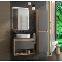  Teymi Тумба под умывальник Ritta 65 T60524 (дуб эврика/графит матовый) - Превью изображения №3 — Интернет-магазин Time-Shop